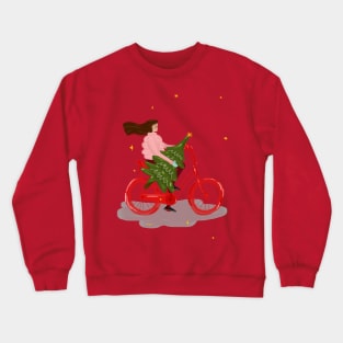Christmas ride Crewneck Sweatshirt